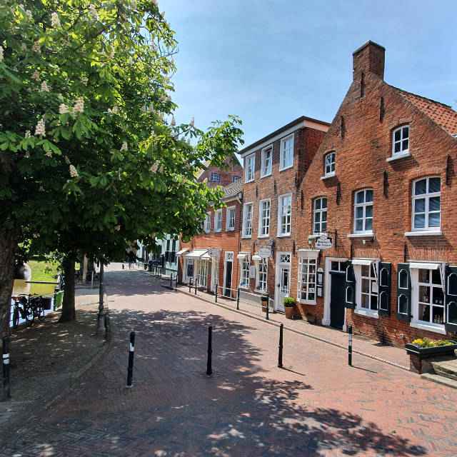 Historische Altstadt von Greetsiel in Ostfriesland